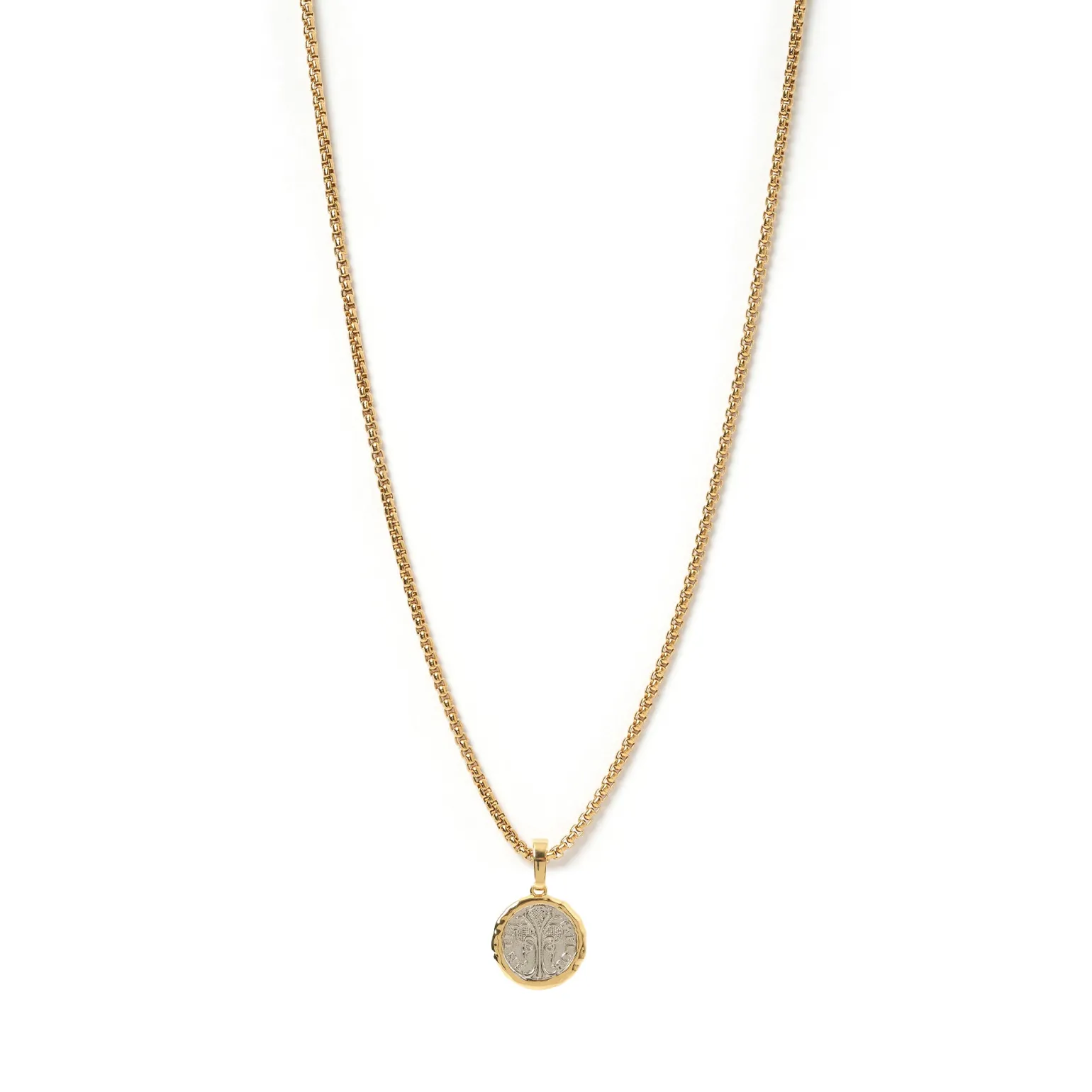 Piccolo Men's Charm Necklace - Gold