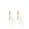 Pip Gold Charm Earrings