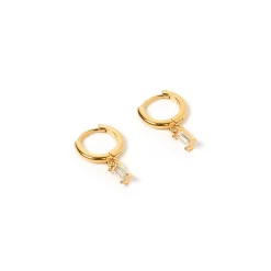 Pip Gold Charm Earrings