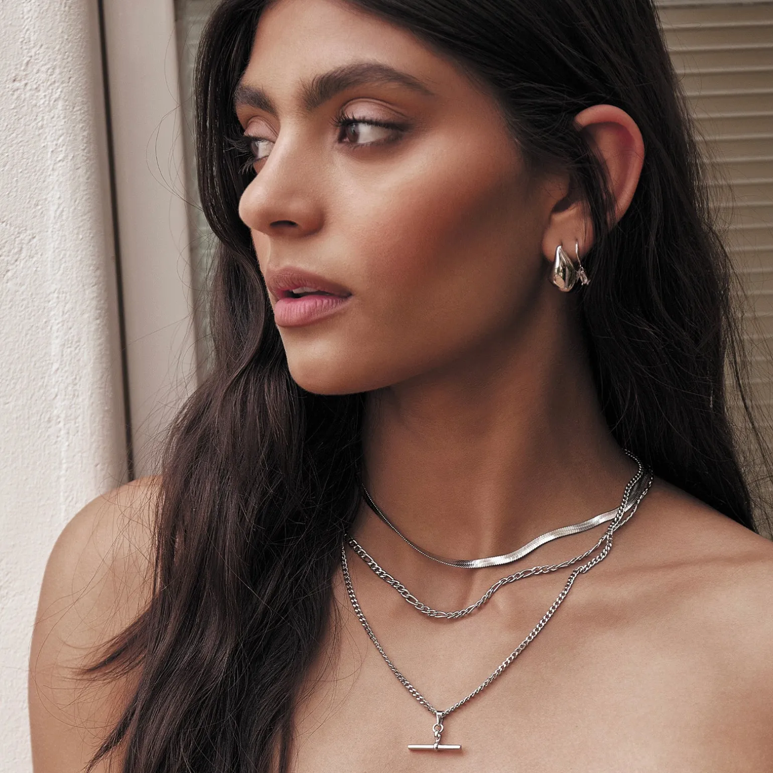 Pip Silver Charm Earrings