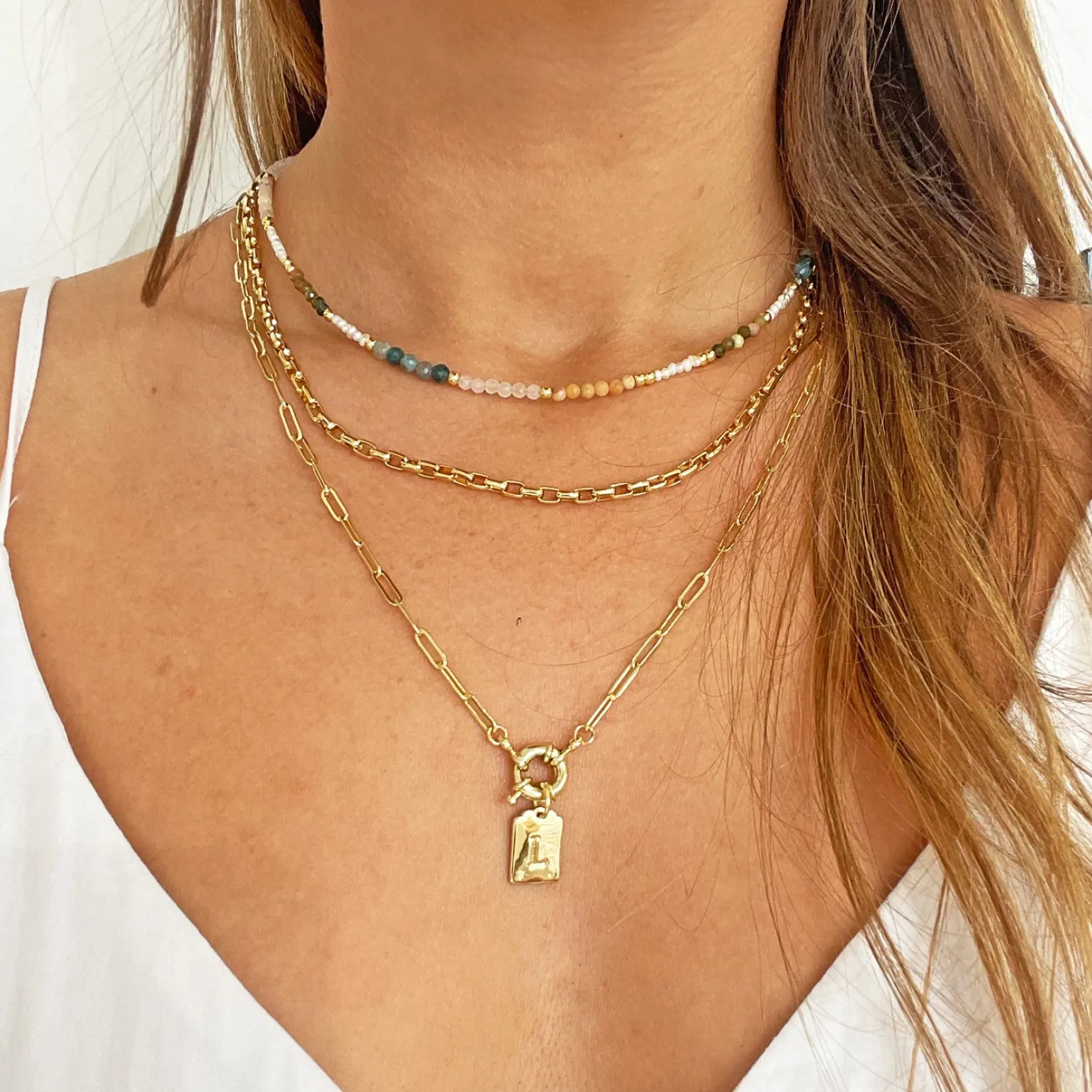 Piper Gemstone Necklace