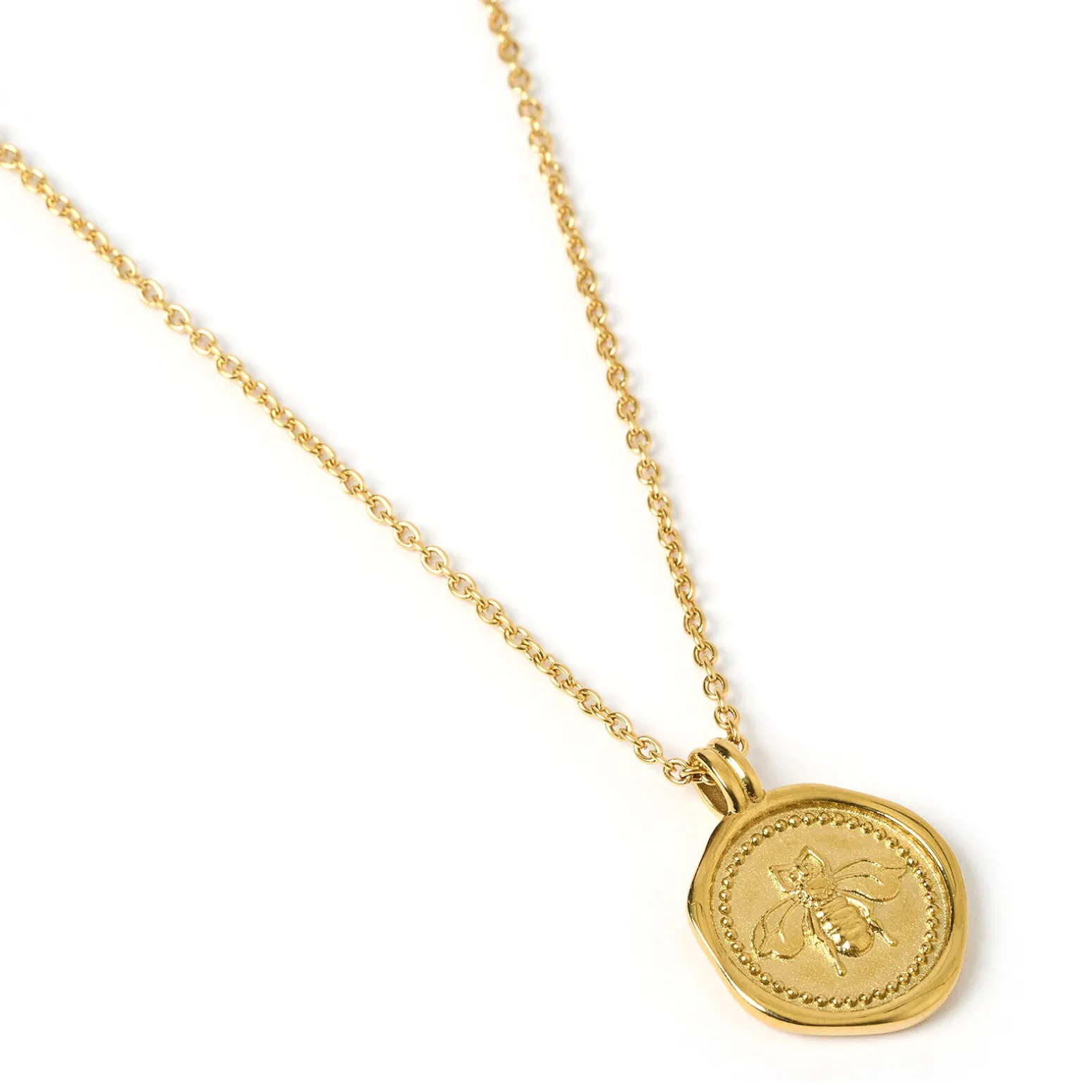 Queen Bee Gold Necklace