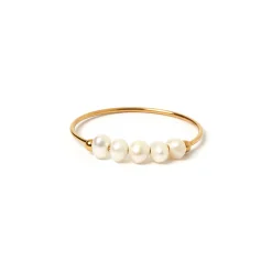 Remi Gold and Pearl Ring