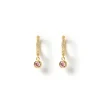 Rhodes Gold Earrings - Rose