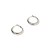 Riley Silver Hoop Earrings - Small