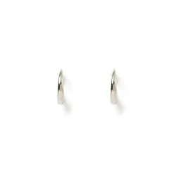Riley Silver Hoop Earrings - Small