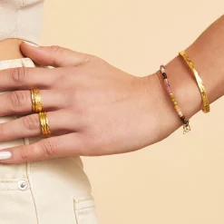 Saffron Gemstone Bracelet