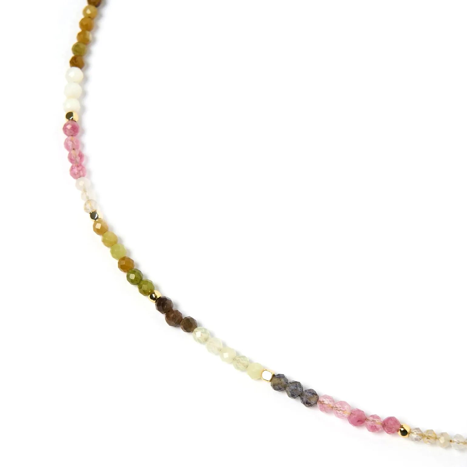 Saffron Gemstone Necklace