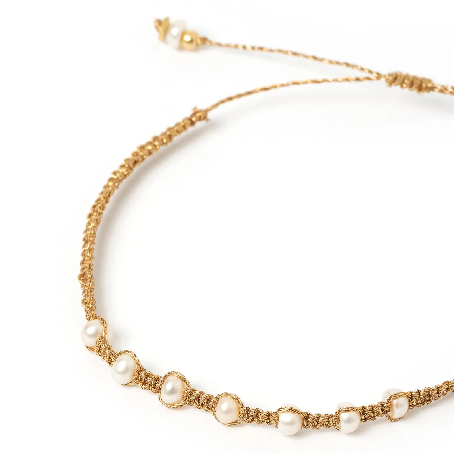 Safi Pearl and Gold Bracelet