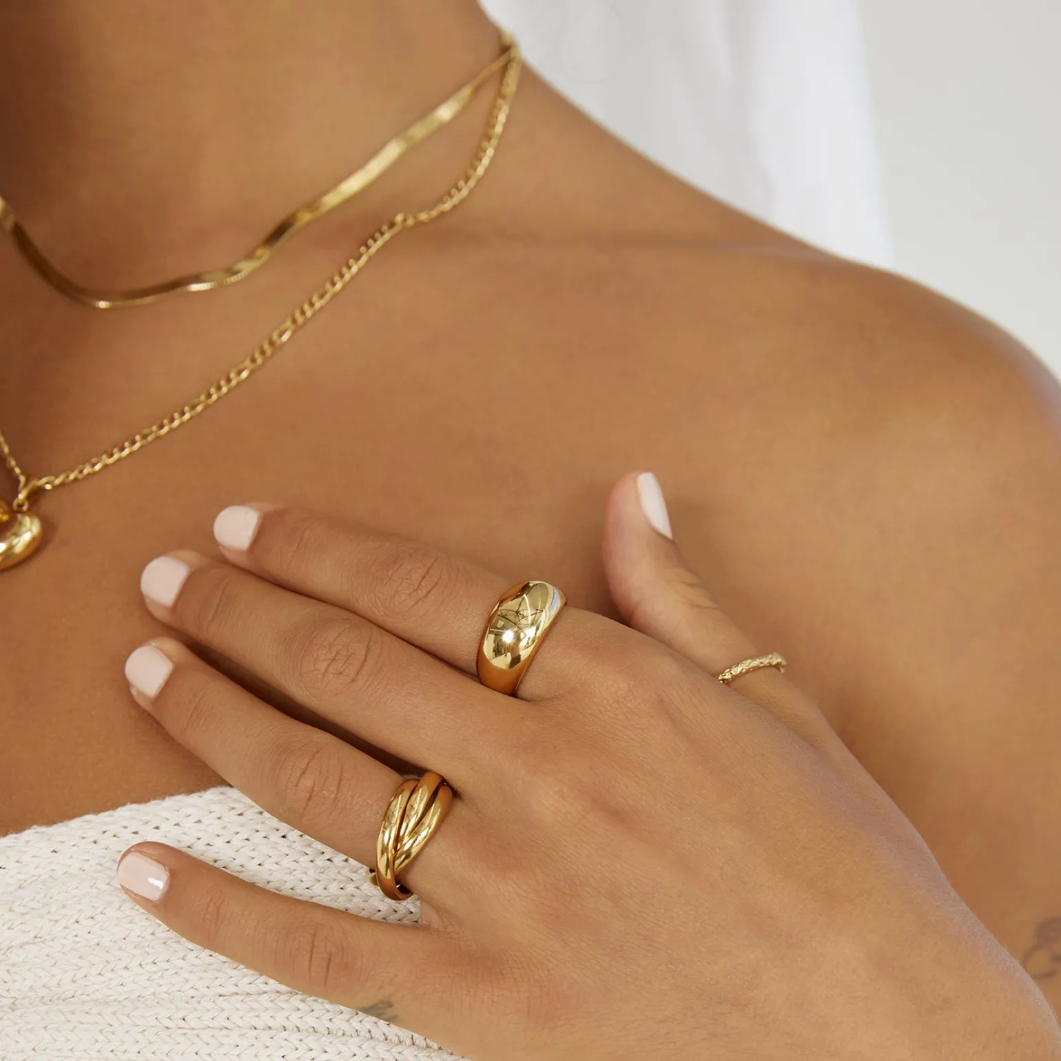 Sasha Trio Ring - Gold