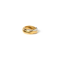 Sasha Trio Ring - Two Tone