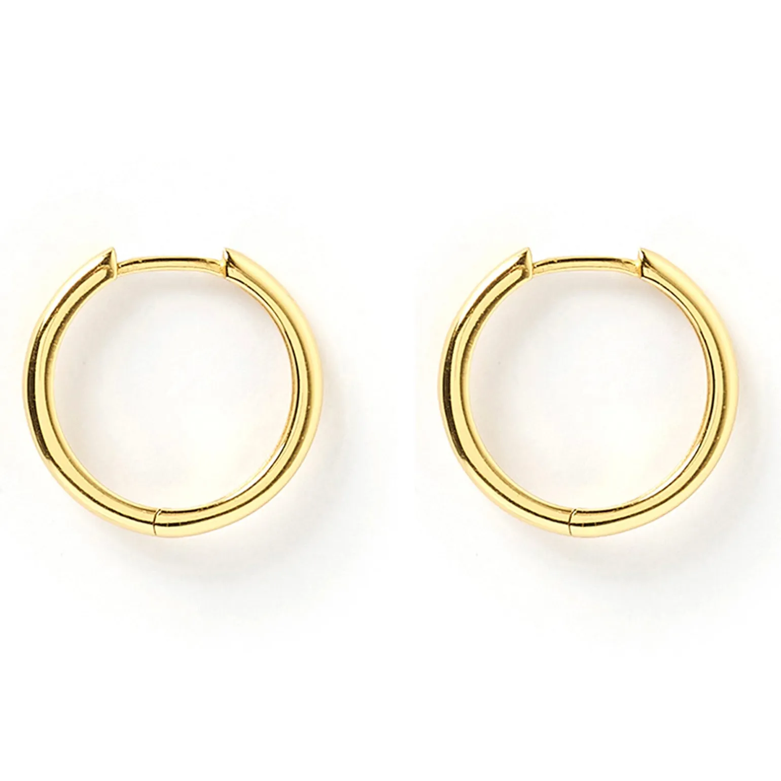 Scarlet Gold Hoop Earrings