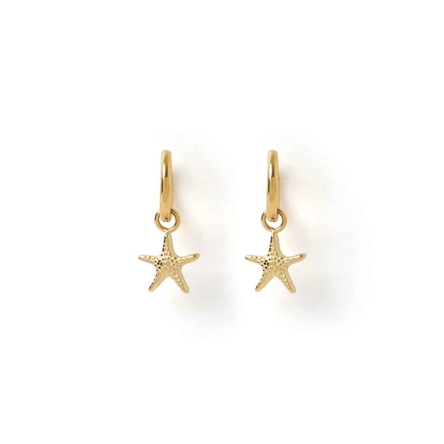 Sea Star Gold Earrings