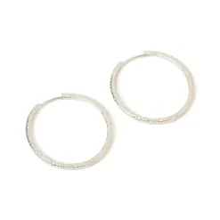 Sebastian Silver Hoop Earrings