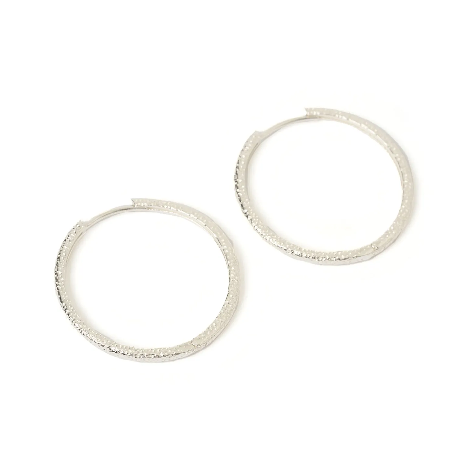 Sebastian Silver Hoop Earrings