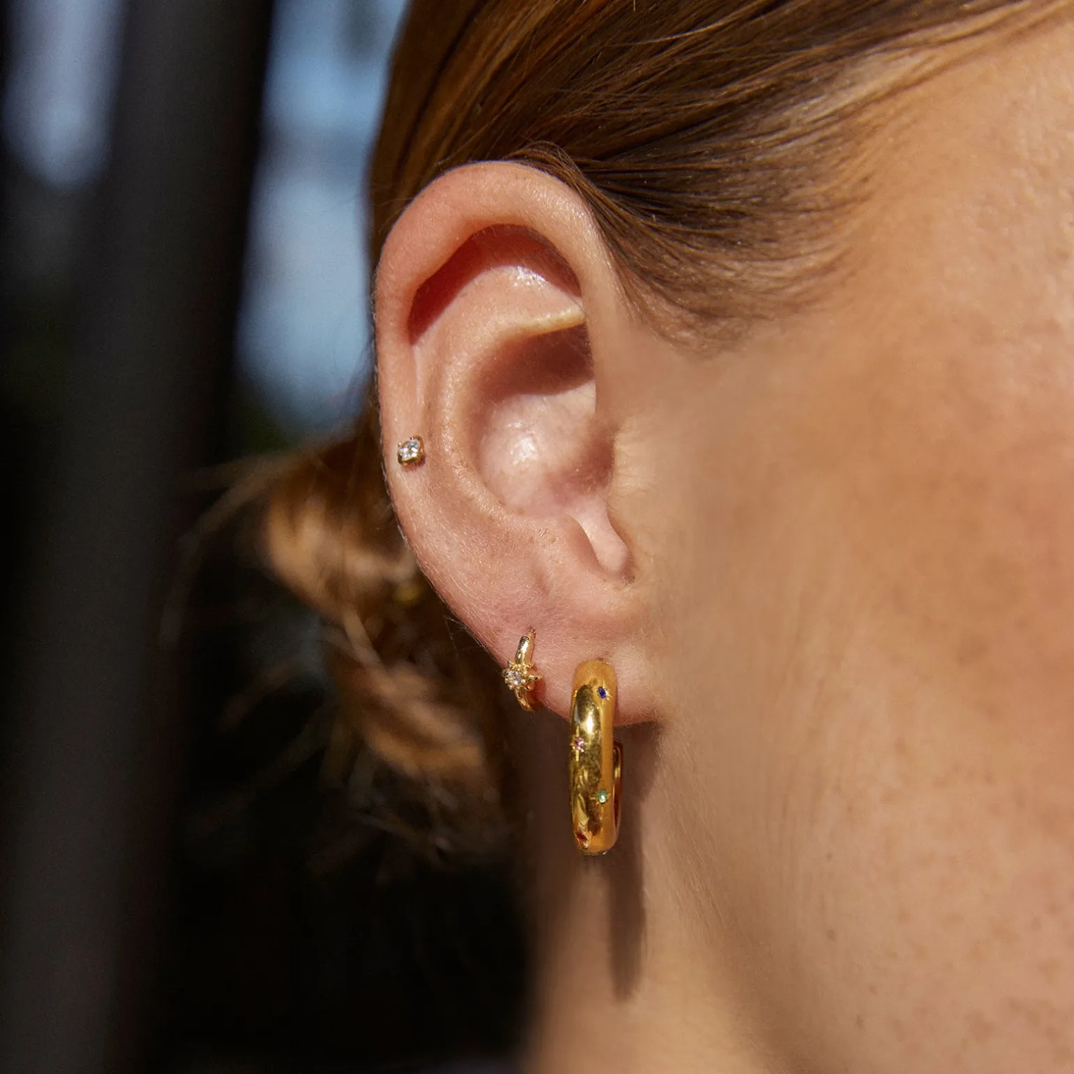 Serrano Gold Earrings