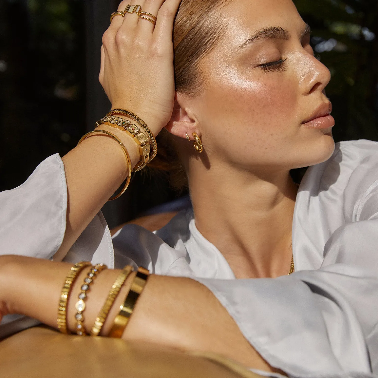 Serrano Gold Earrings