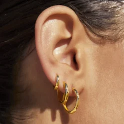 Shia Gold Huggie Earrings