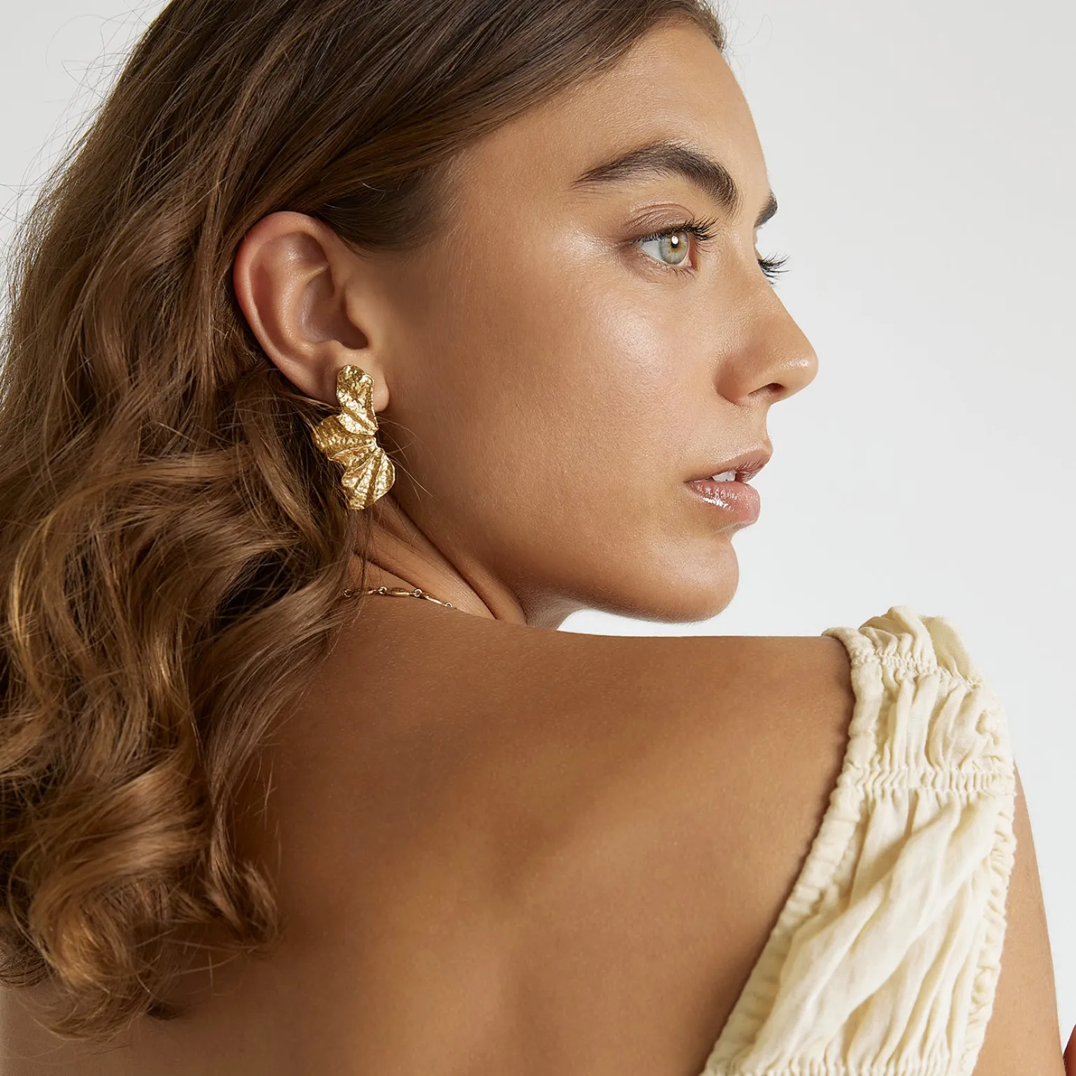 Stassia Gold Earrings