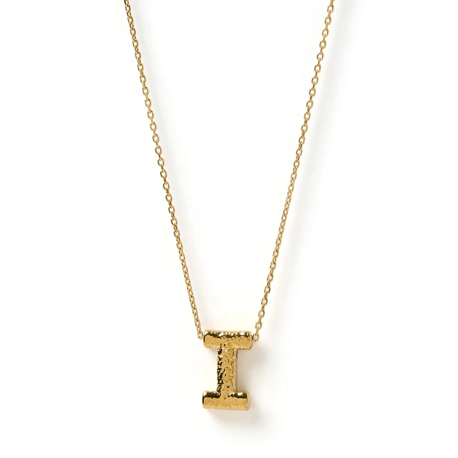 Statement Gold Letter Necklace