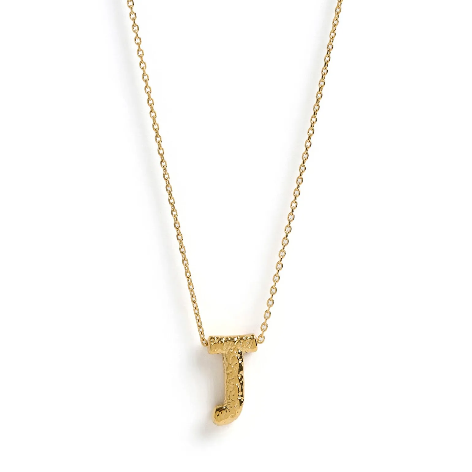 Statement Gold Letter Necklace