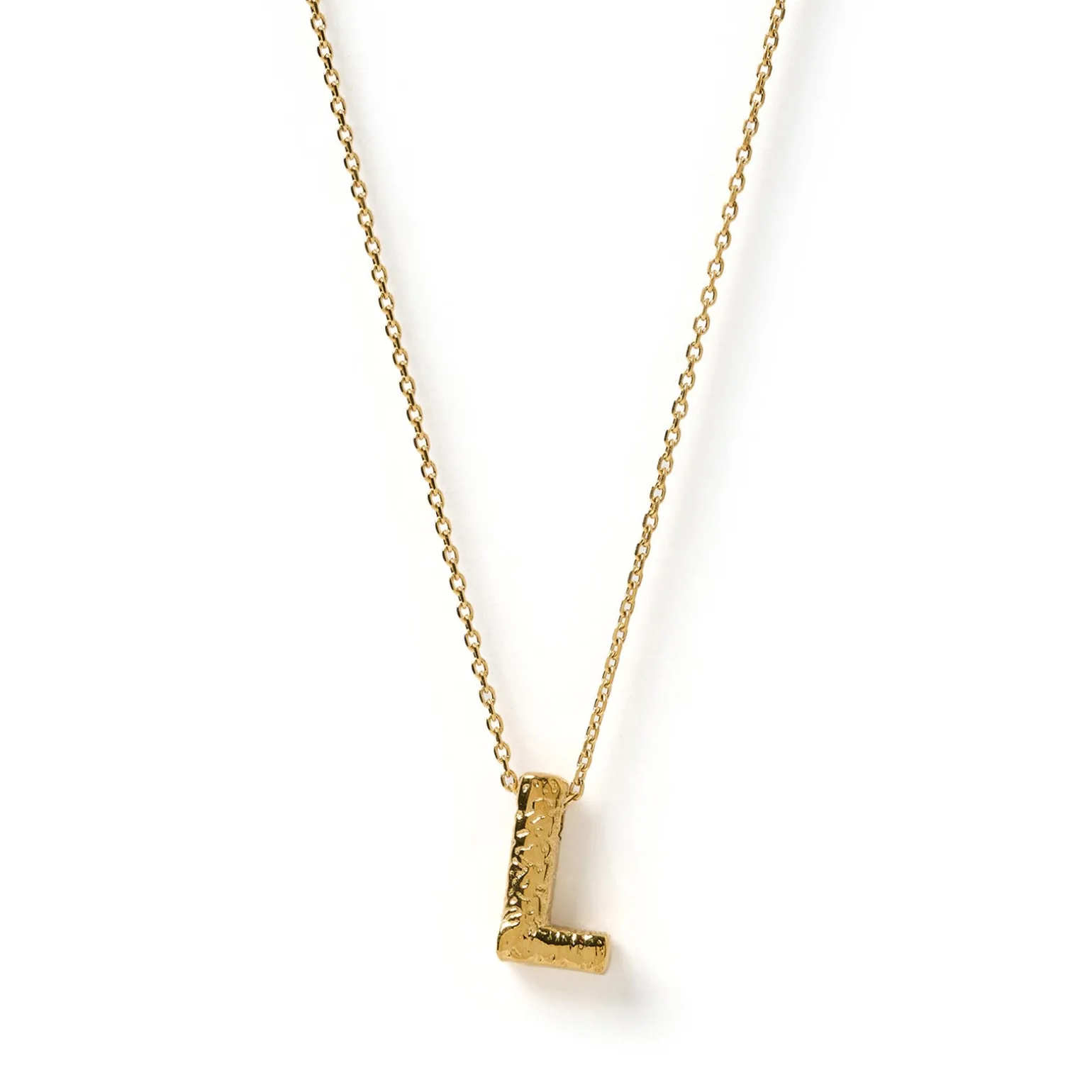 Statement Gold Letter Necklace
