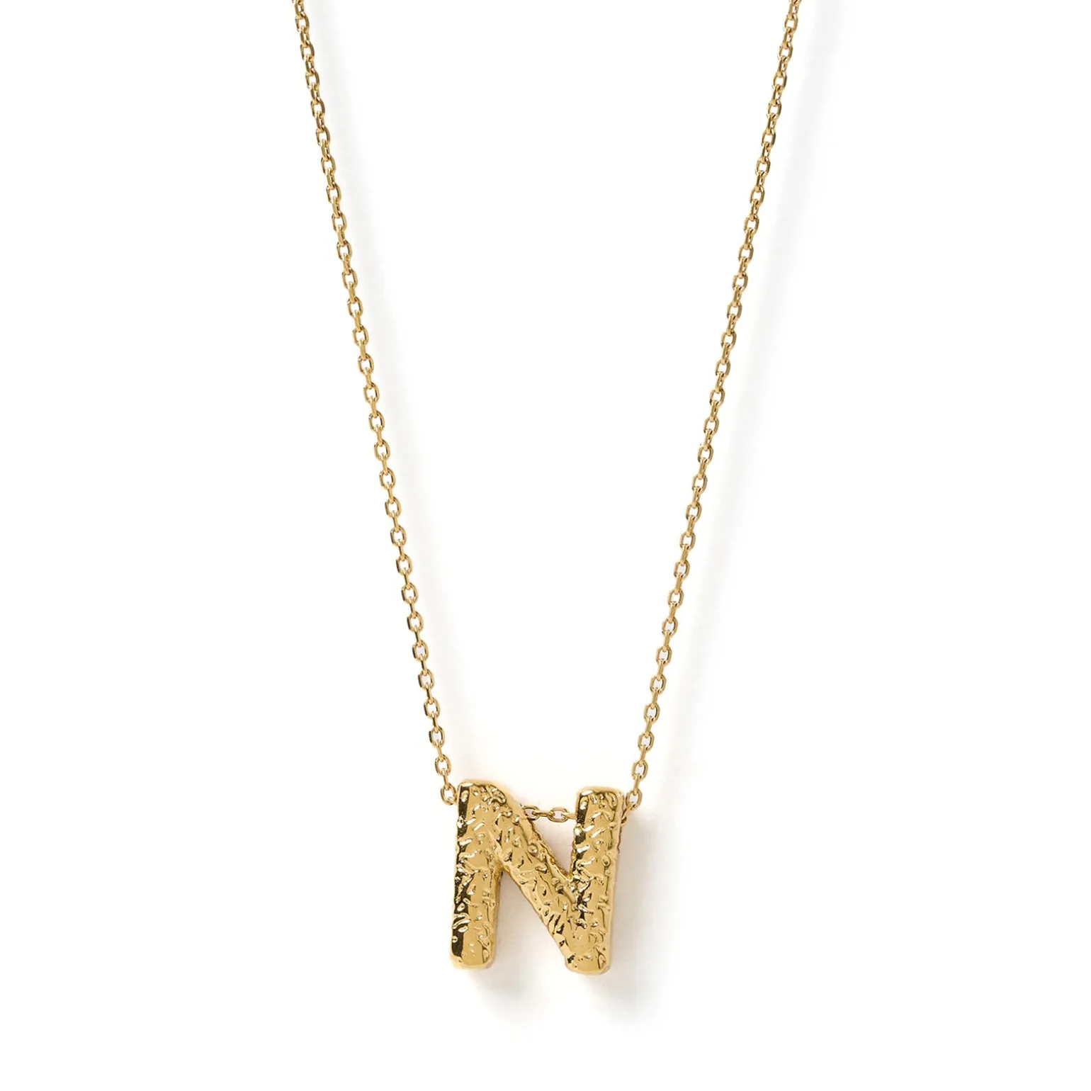 Statement Gold Letter Necklace
