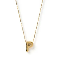 Statement Gold Letter Necklace