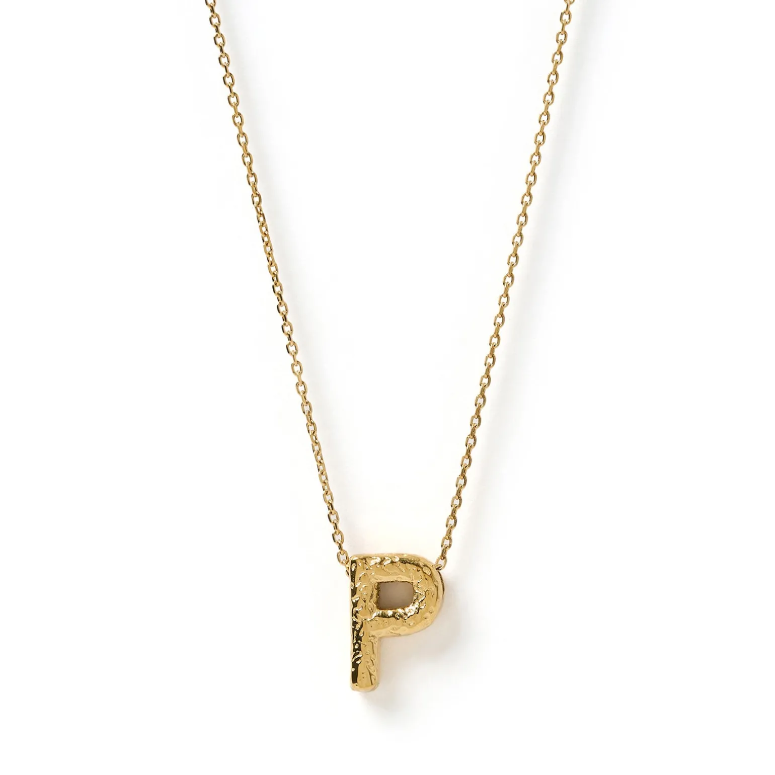 Statement Gold Letter Necklace