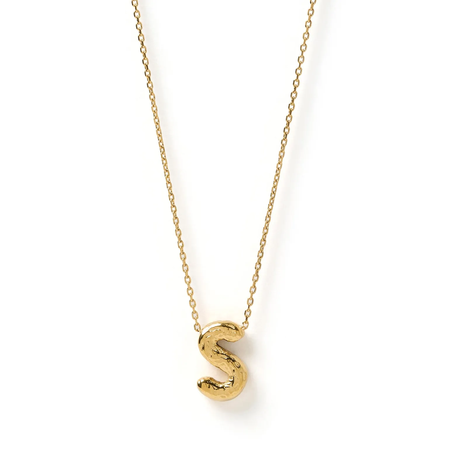 Statement Gold Letter Necklace