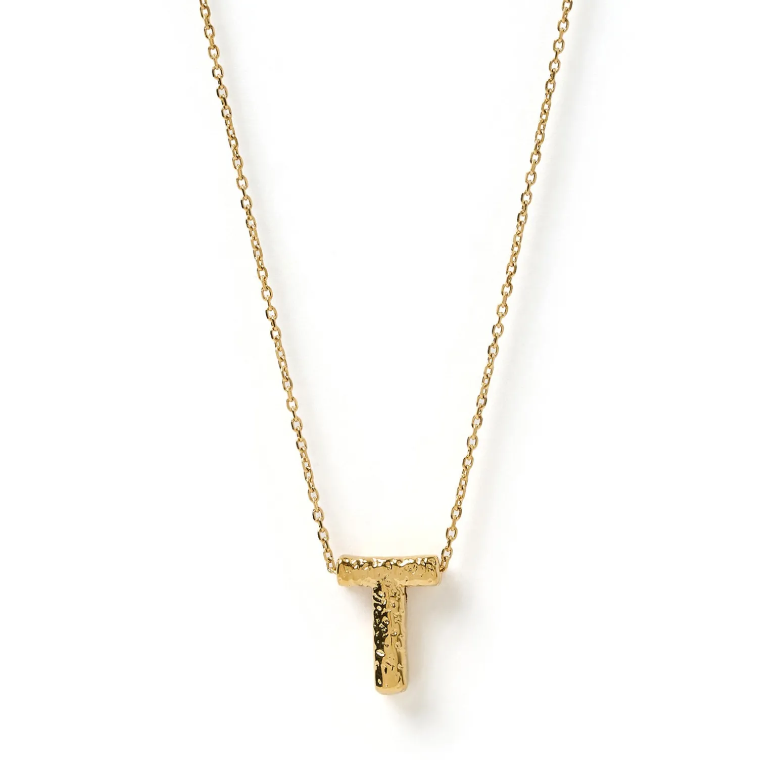 Statement Gold Letter Necklace