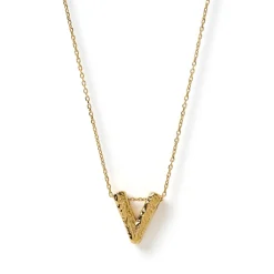 Statement Gold Letter Necklace