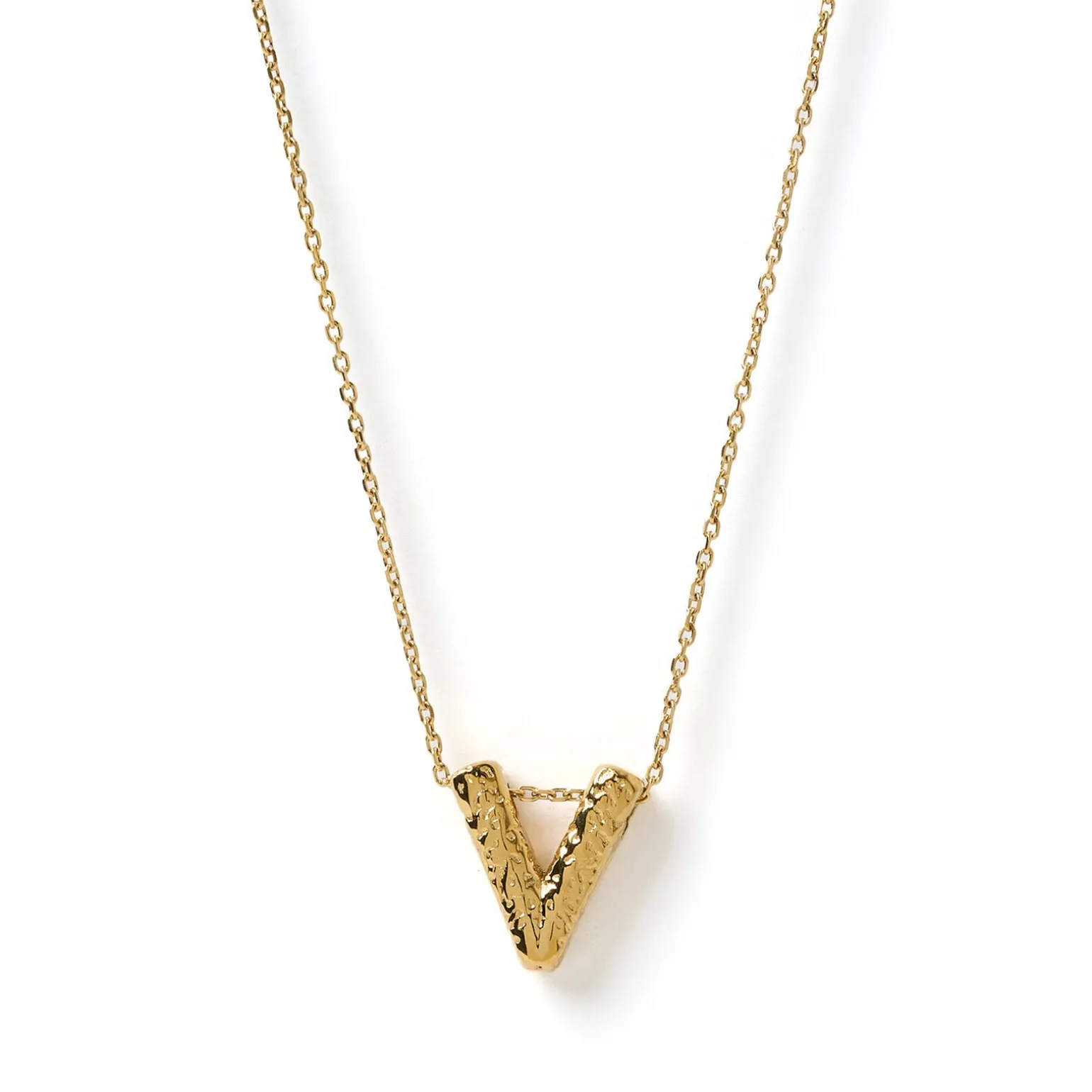 Statement Gold Letter Necklace