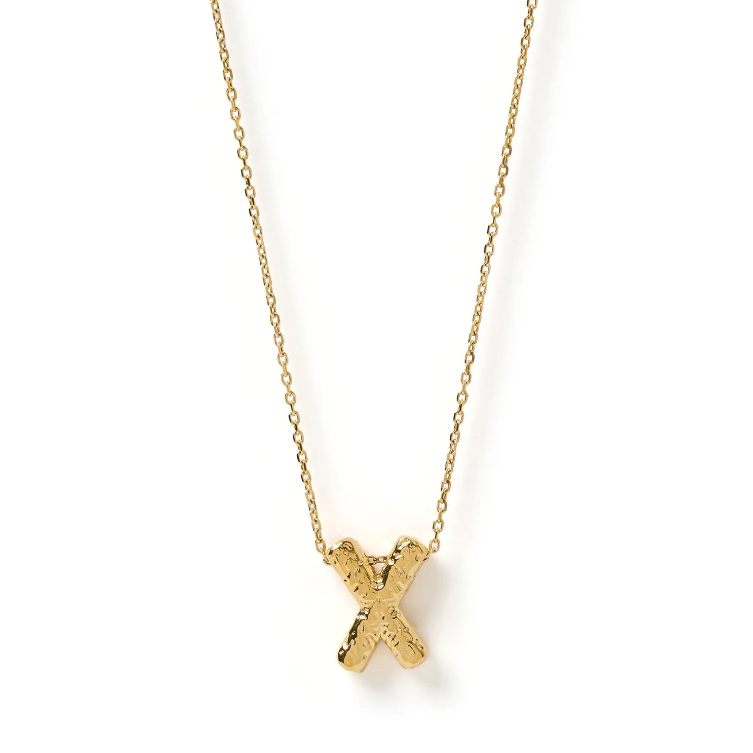 Statement Gold Letter Necklace