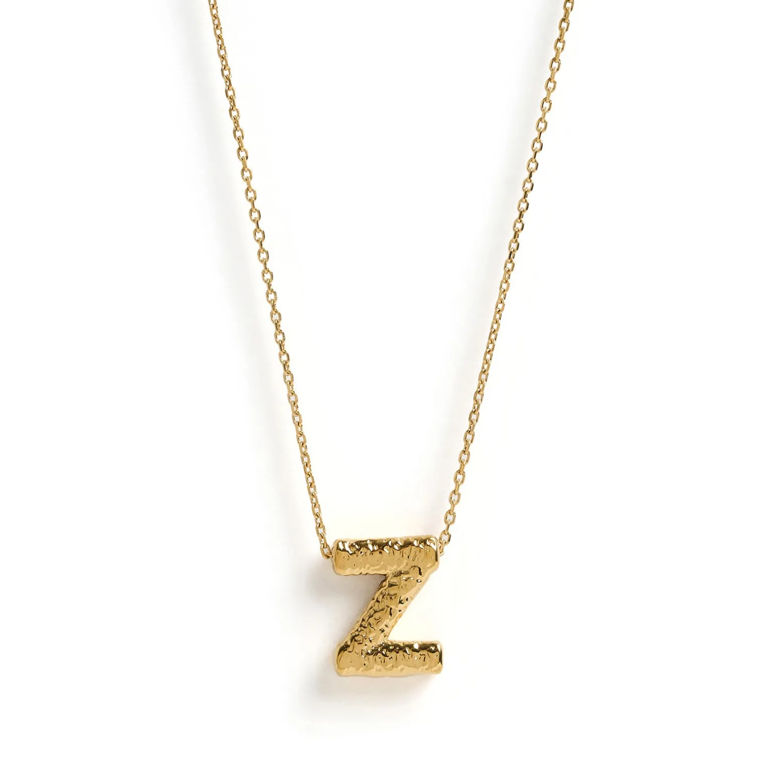 Statement Gold Letter Necklace