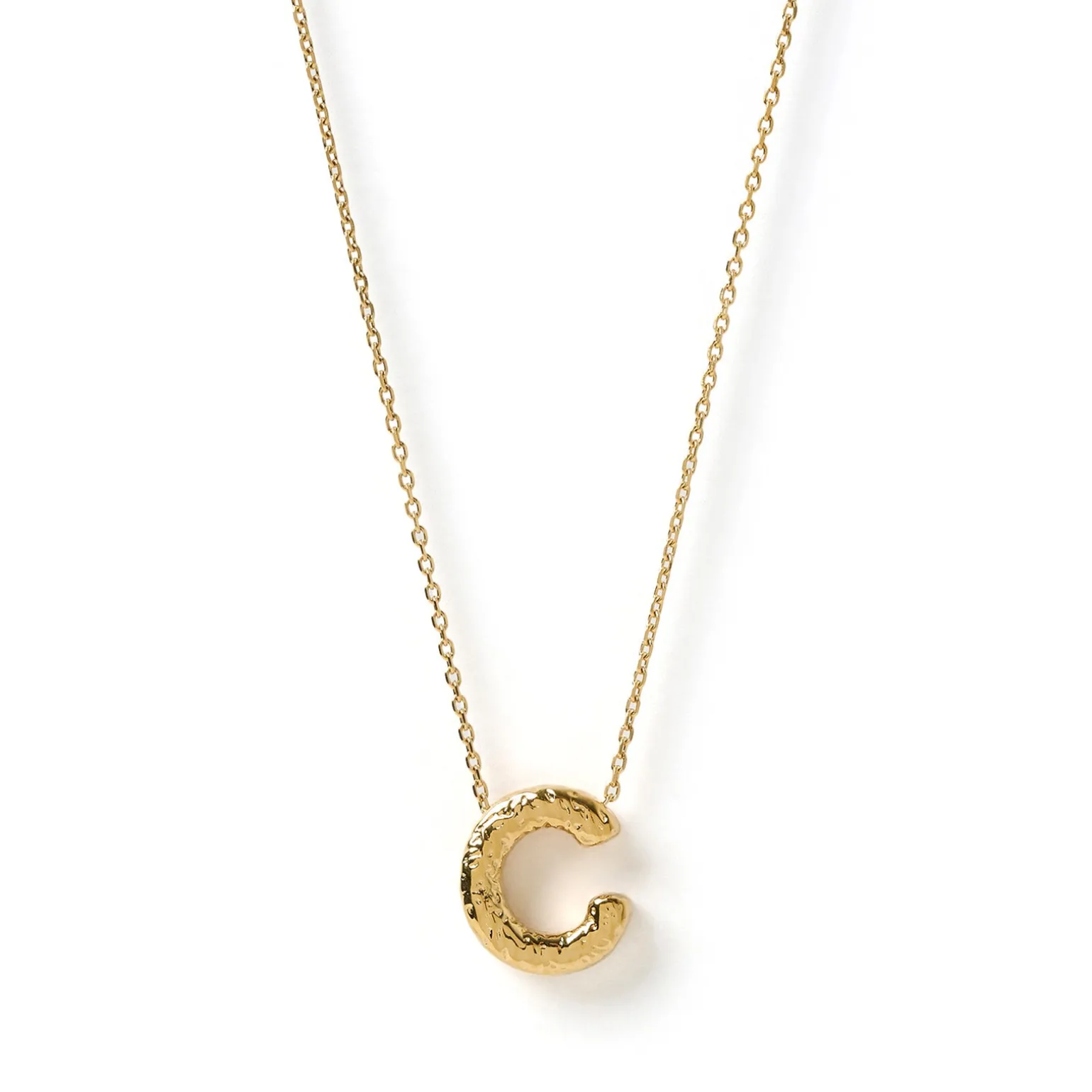 Statement Gold Letter Necklace