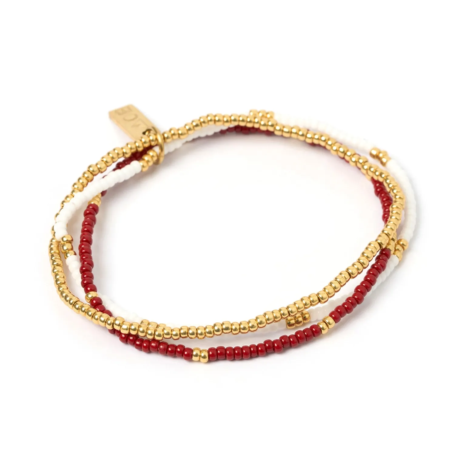 Sunny Bracelet Set - Burgundy