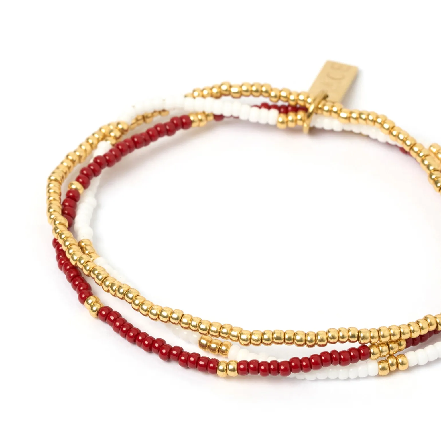 Sunny Bracelet Set - Burgundy