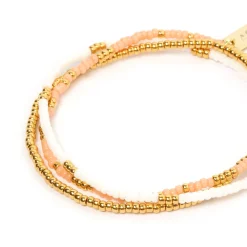 Sunny Bracelet Set - Coral