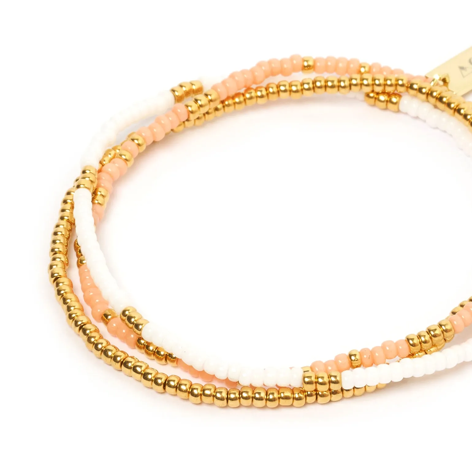Sunny Bracelet Set - Coral