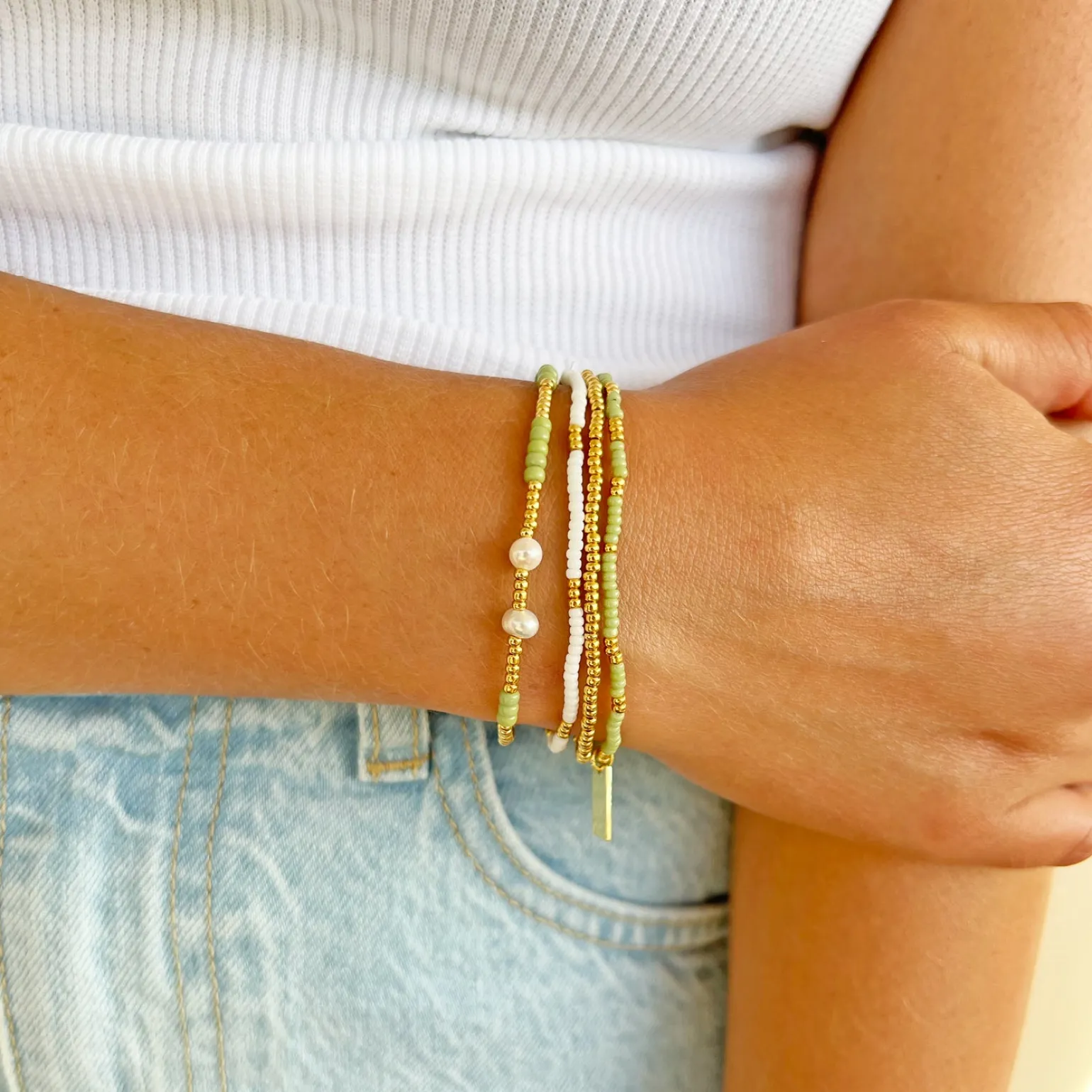 Sunny Bracelet Set - Forrest