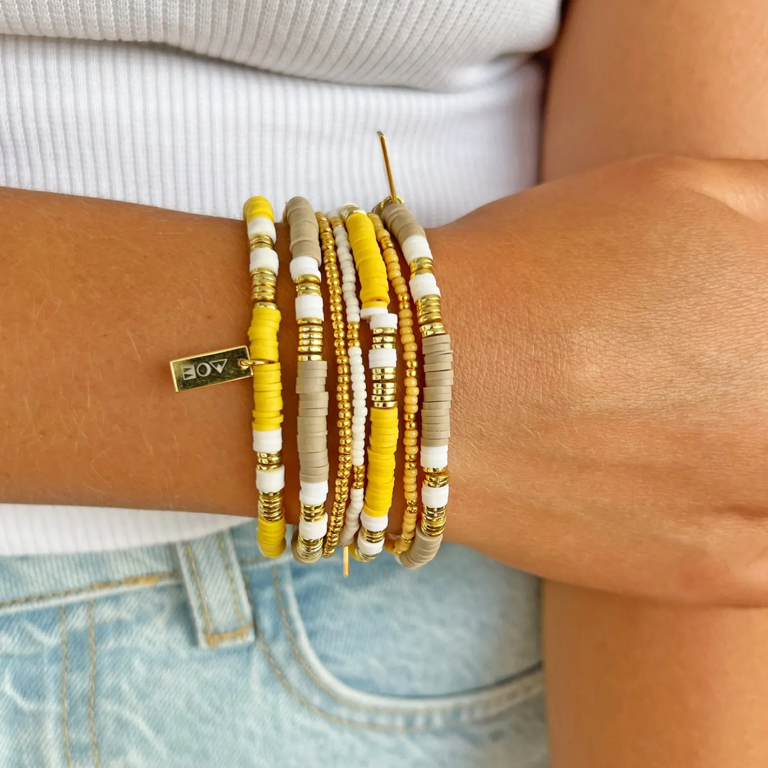 Sunny Bracelet Set - Mango