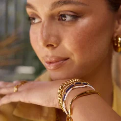 Sunny Bracelet Set - Navy