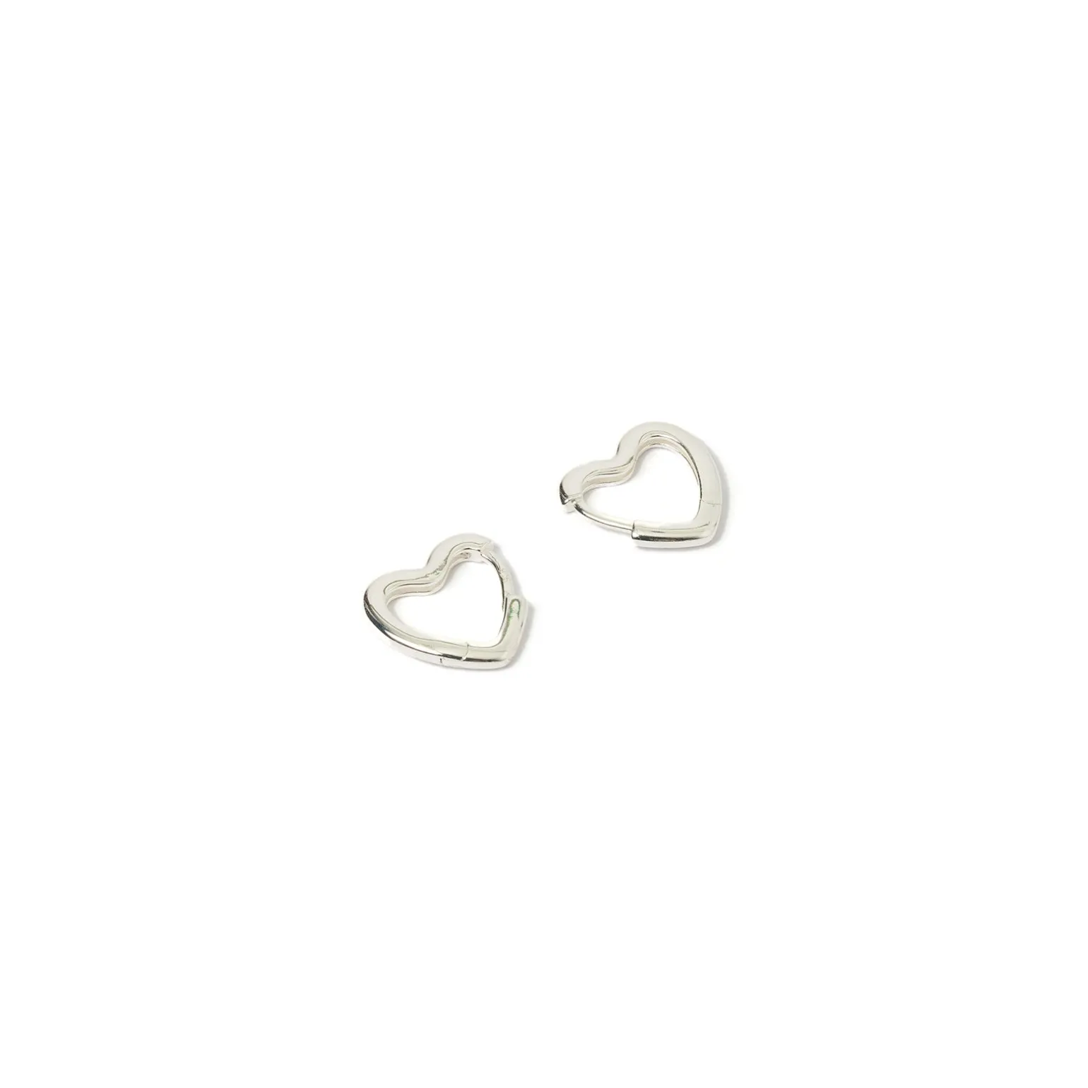 Sweetheart Silver Earrings - Small