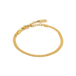 Sylvia Gold Snake Chain Bracelet