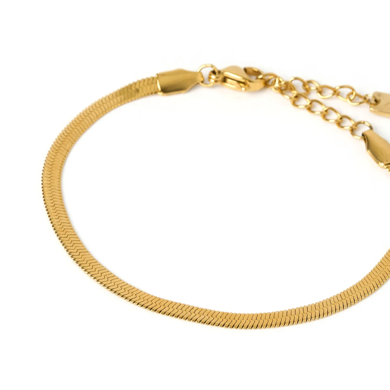 Sylvia Gold Snake Chain Bracelet