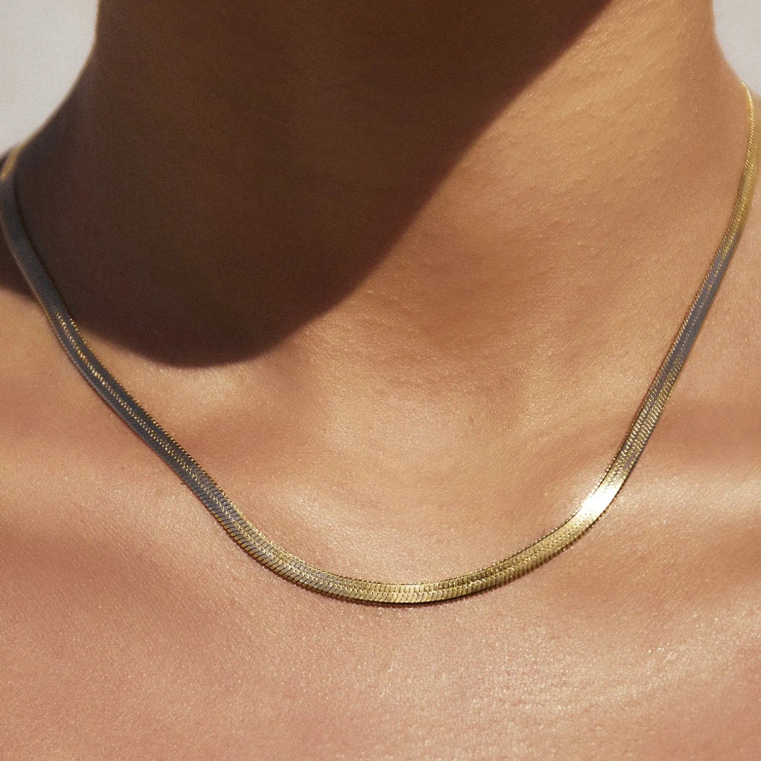 Sylvia Gold Snake Chain Necklace