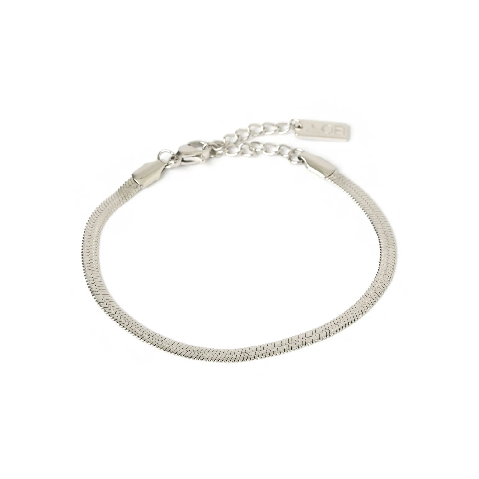 Sylvia Silver Snake Chain Bracelet