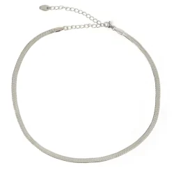 Sylvia Silver Snake Chain Necklace