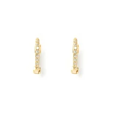 Tabitha Huggie Earrings